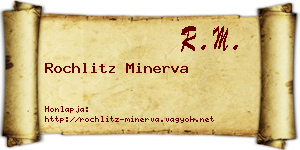 Rochlitz Minerva névjegykártya